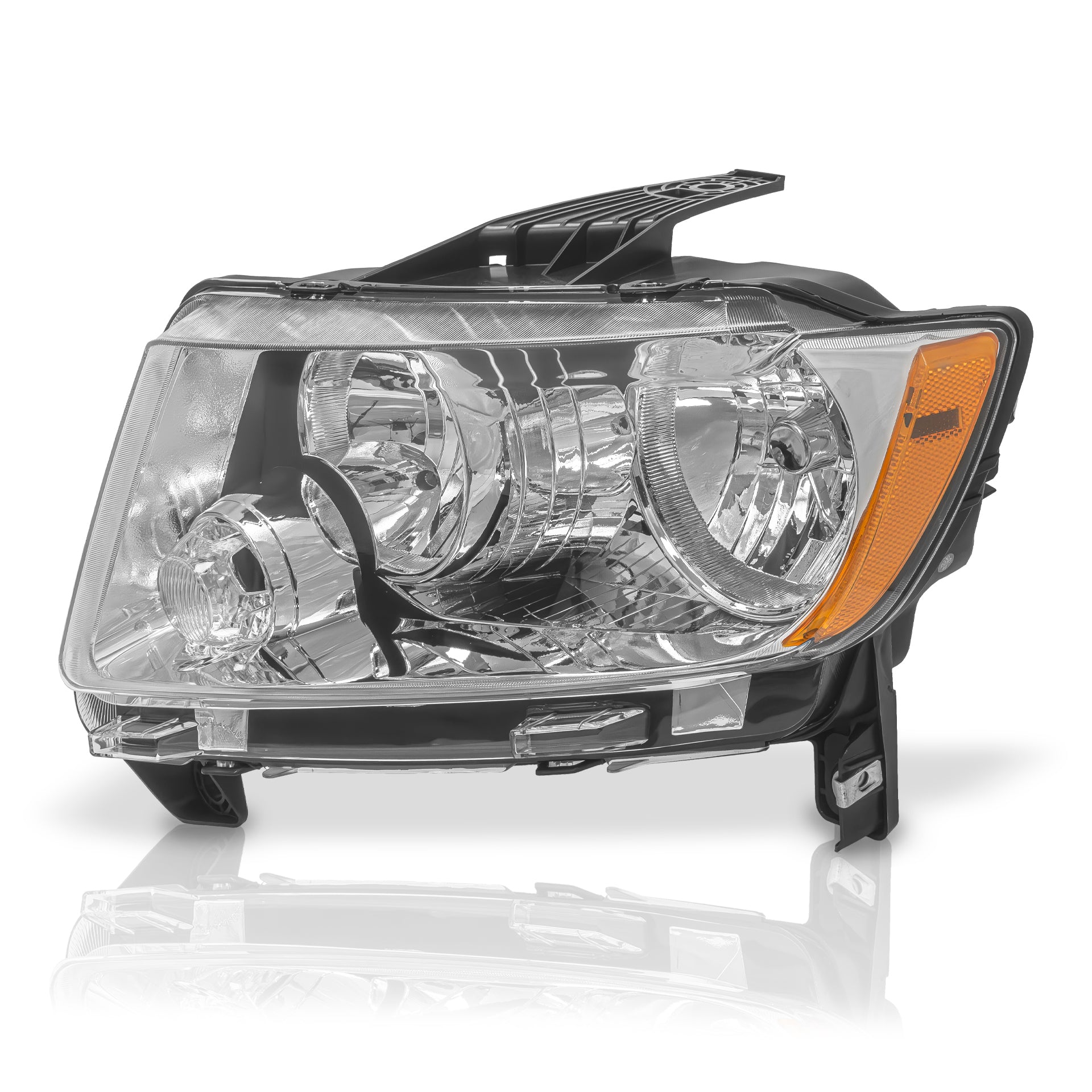 Faro Grand Cherokee 11-13 , Jeep compass 11-17 cromo izq.
