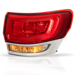 Calavera Grand Cherokee 14-21 LED filo cromo derecha
