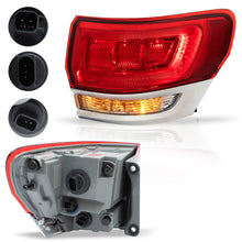 Load image into Gallery viewer, Calavera Grand Cherokee 14-21 LED filo cromo derecha