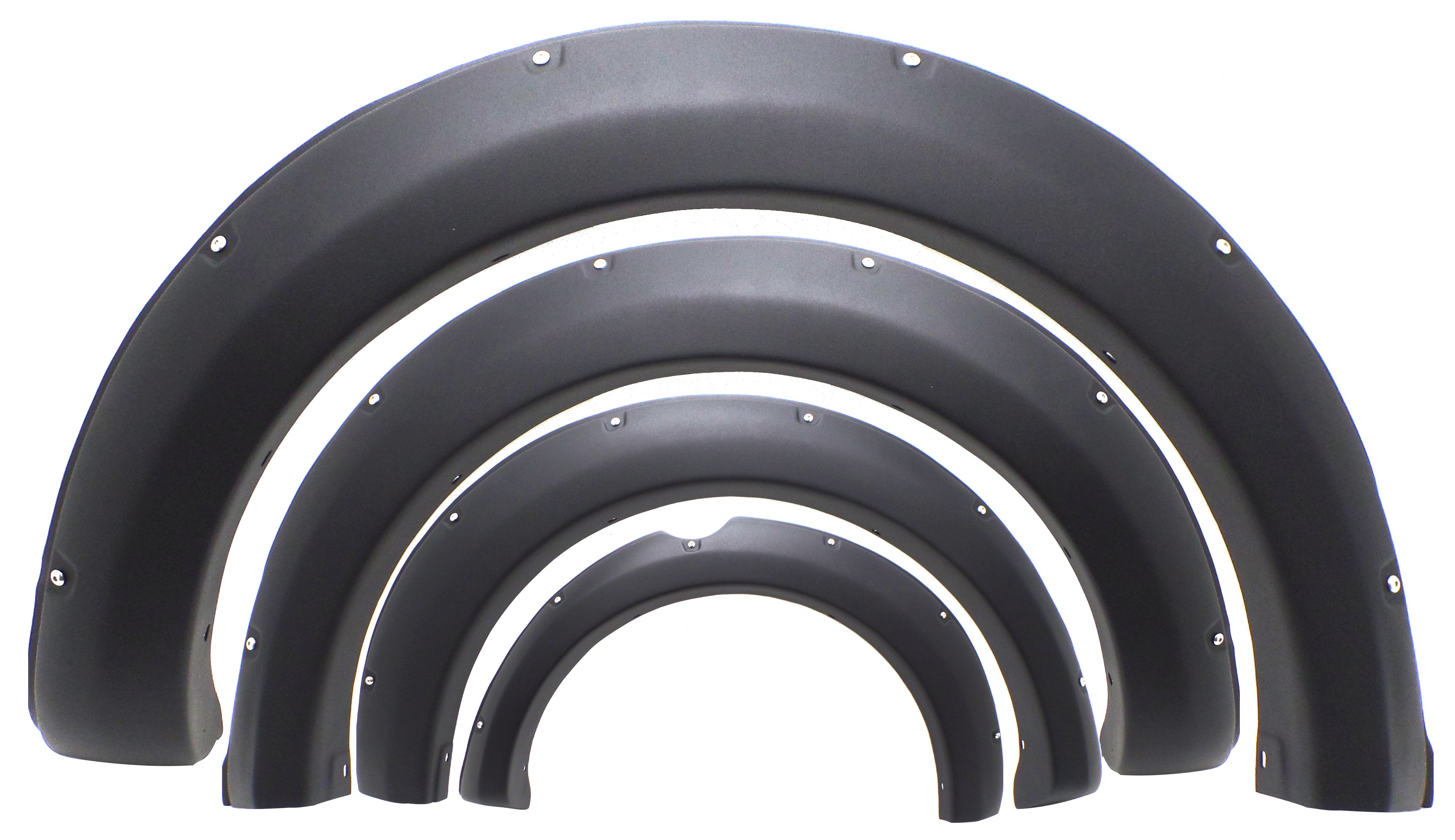 Cantoneras L200 16-18  negro matte