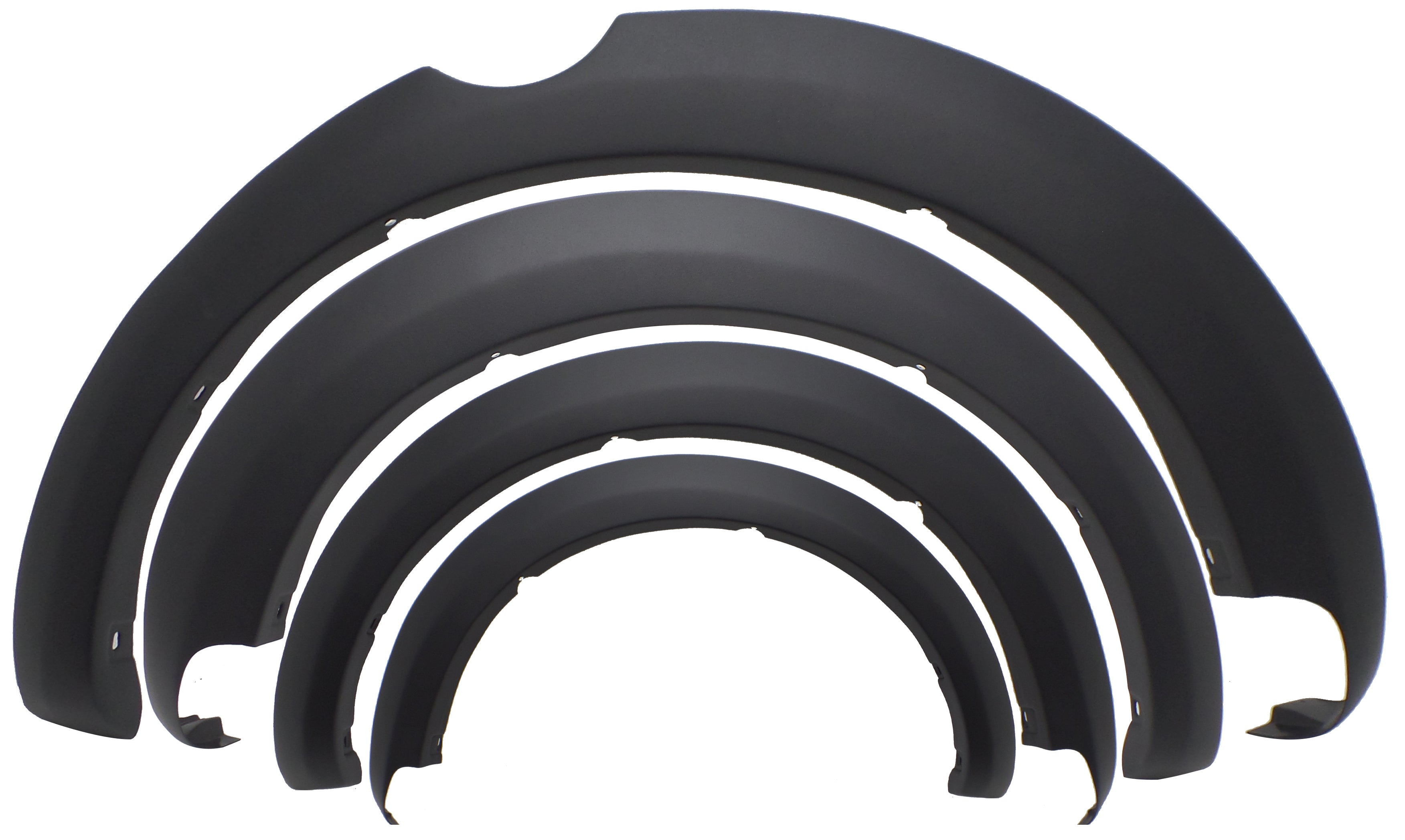 Cantoneras L200 09-15 negro matte
