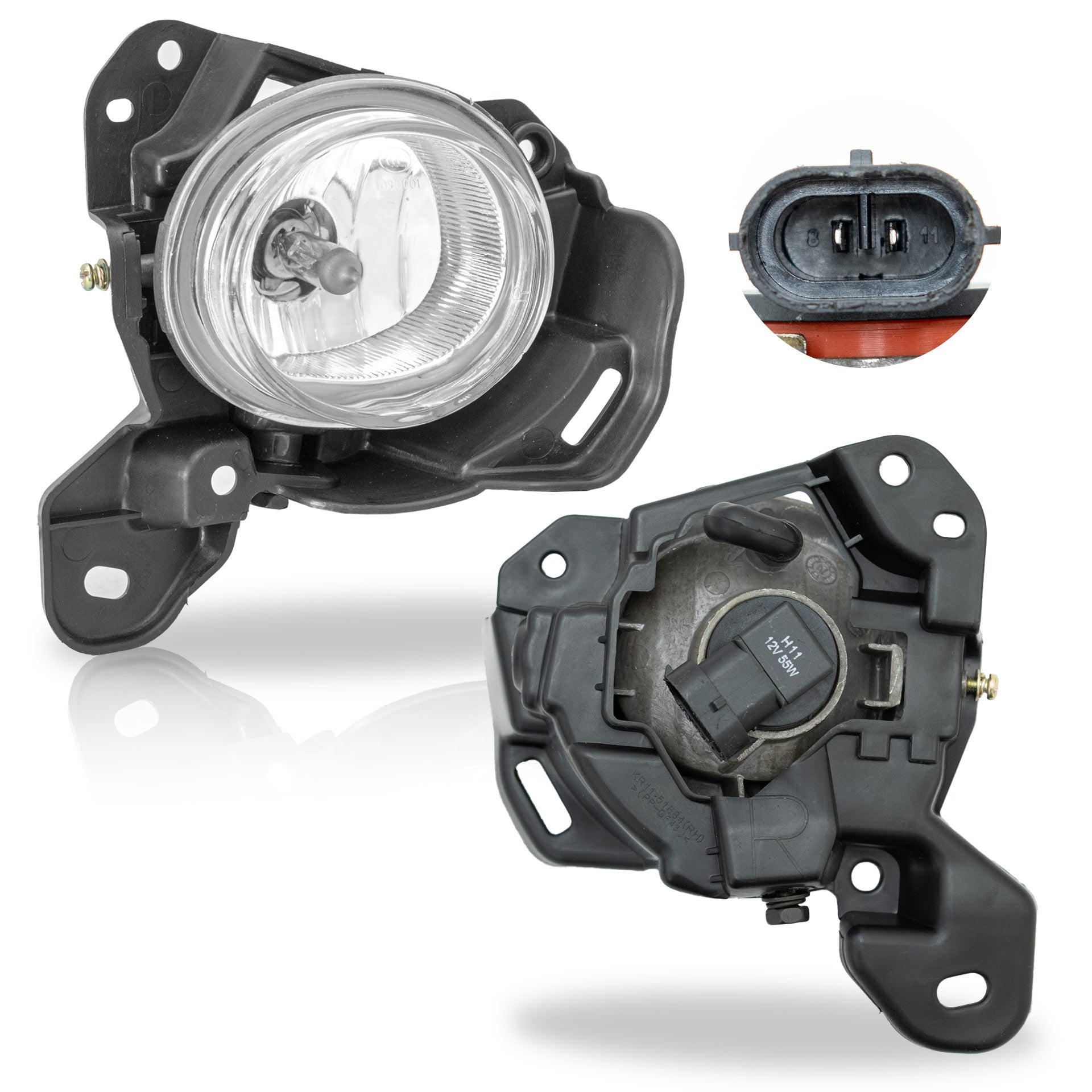 Faro niebla MZ CX5 13-15 c/foco c/base der.