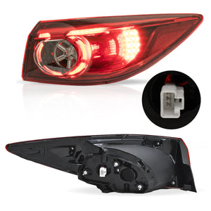 Calavera MZ 3 sedan 14-18 Led exterior der.