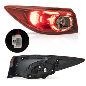 Calavera MZ 3 sedan 14-18 Led exterior izq.