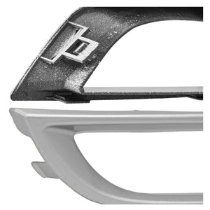 Moldura de defensa MZ 3 10-11 del. filo cromo izq.