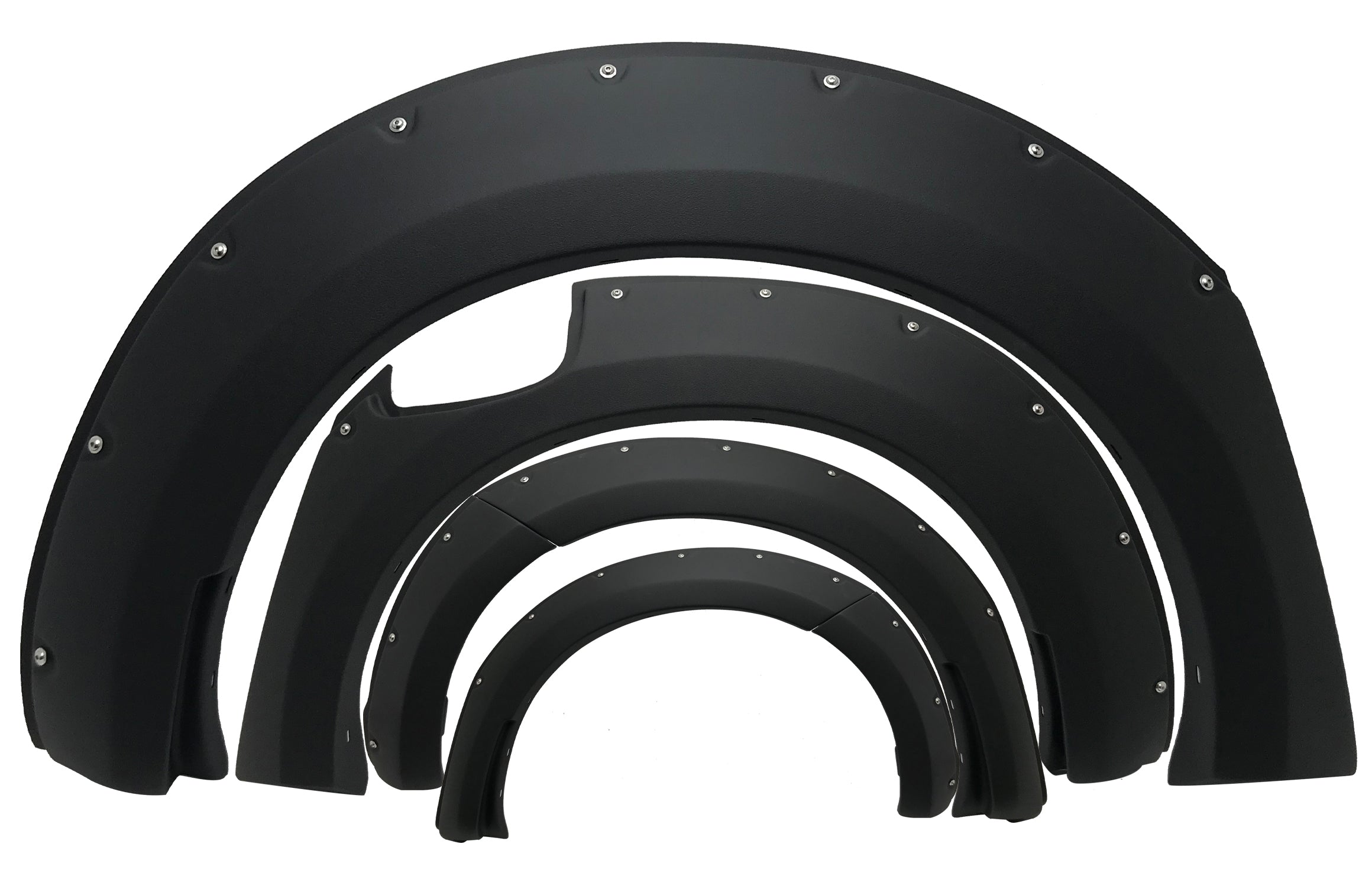 Cantoneras Frontier, NP300 16-20 9¨ negro matte