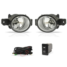Cargar imagen en el visor de la galería, Faros de niebla Versa 12-14/ Platina 02-10/ Sentra 04-06/ Almerra 02-04/ Xtrail 04-07/ Micra 05-07/ Clio 01-09/ Koleos c/arnes switch univ. y focos