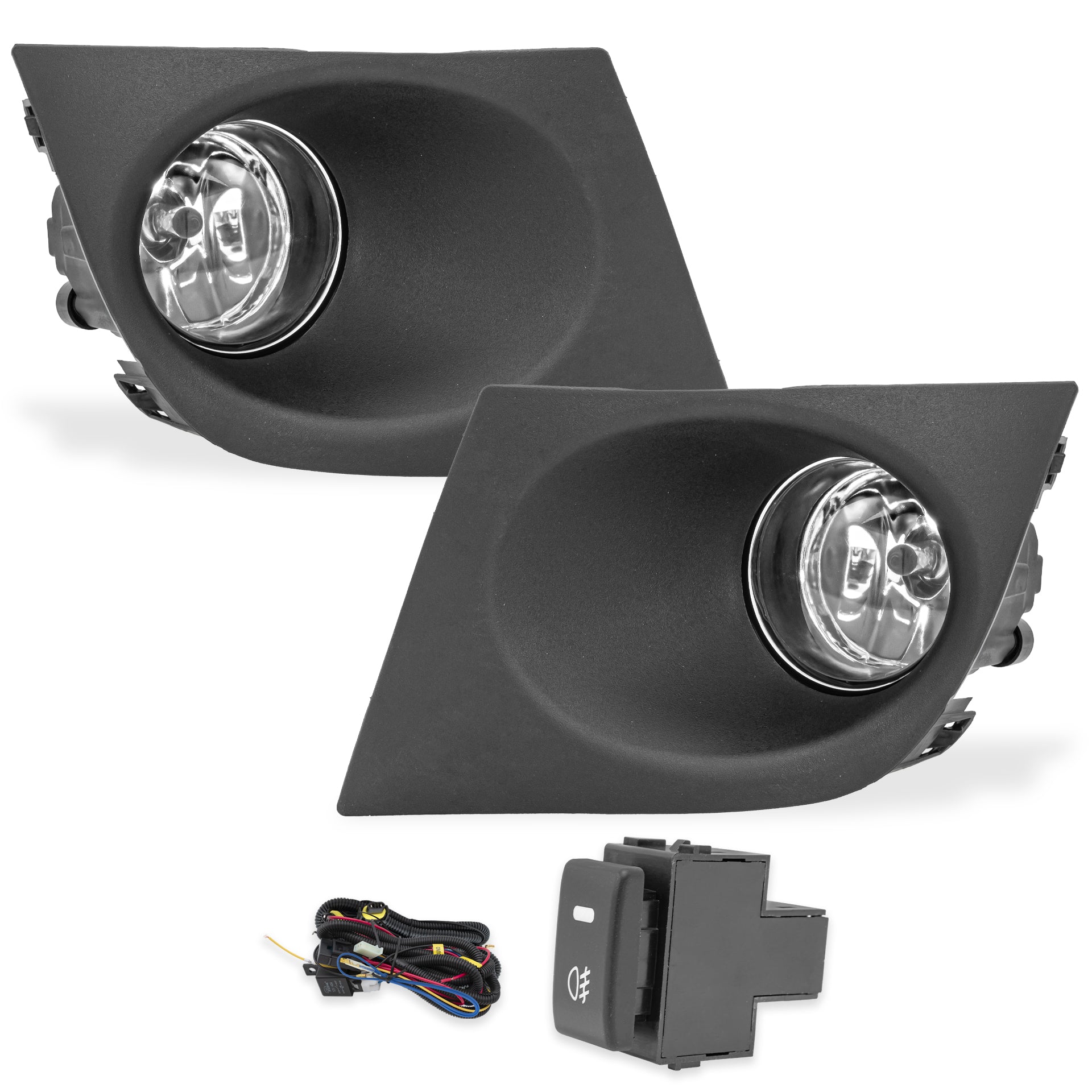 Faros de niebla Tiida 08-10 c/arnes switch oem y focos