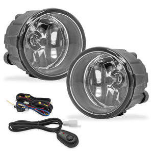 Faros de niebla Xtrail 08-10 c/arnes switch univ. y focos