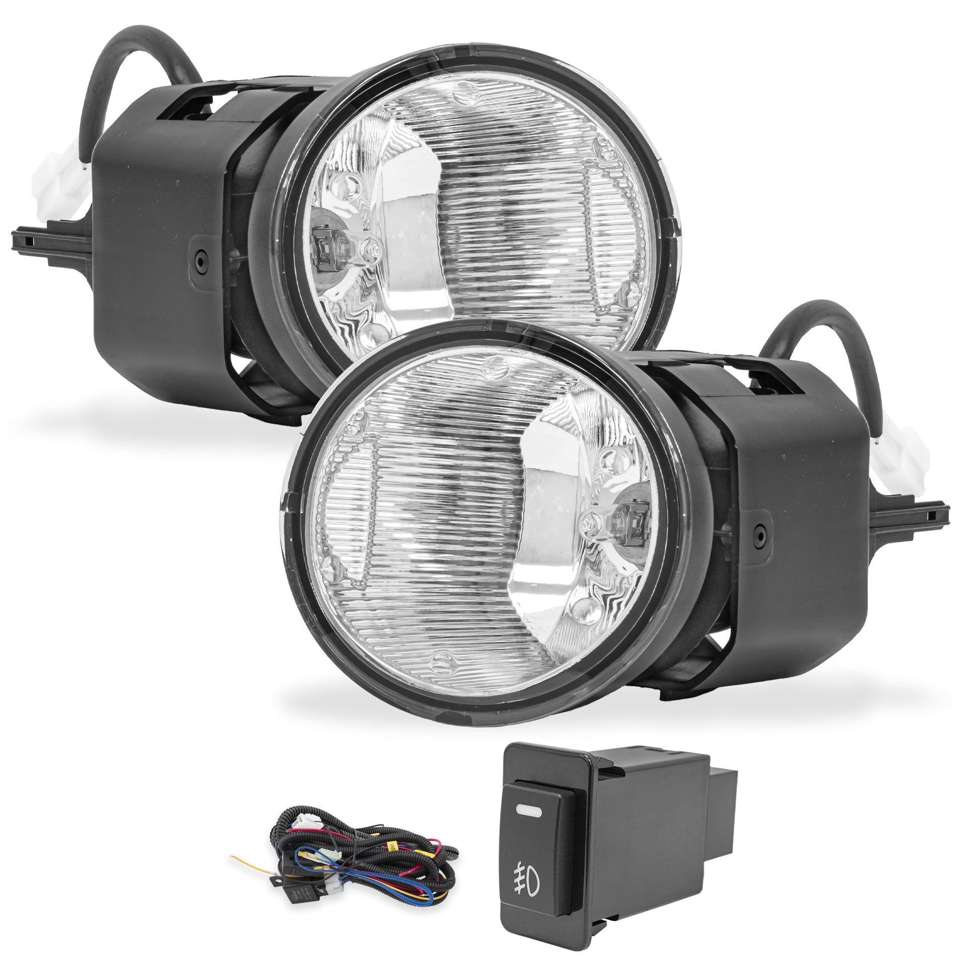 Faros de niebla Frontier 05-15 c/arnes switch oem y focos