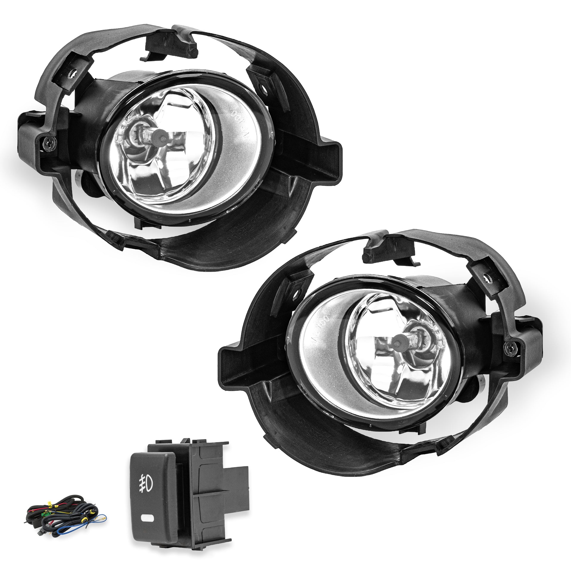 Faros de niebla March 11-13 c/arnes switch oem y focos