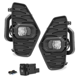 Faros de niebla Frontier NP300 21-24 c/arnes switch oem Led