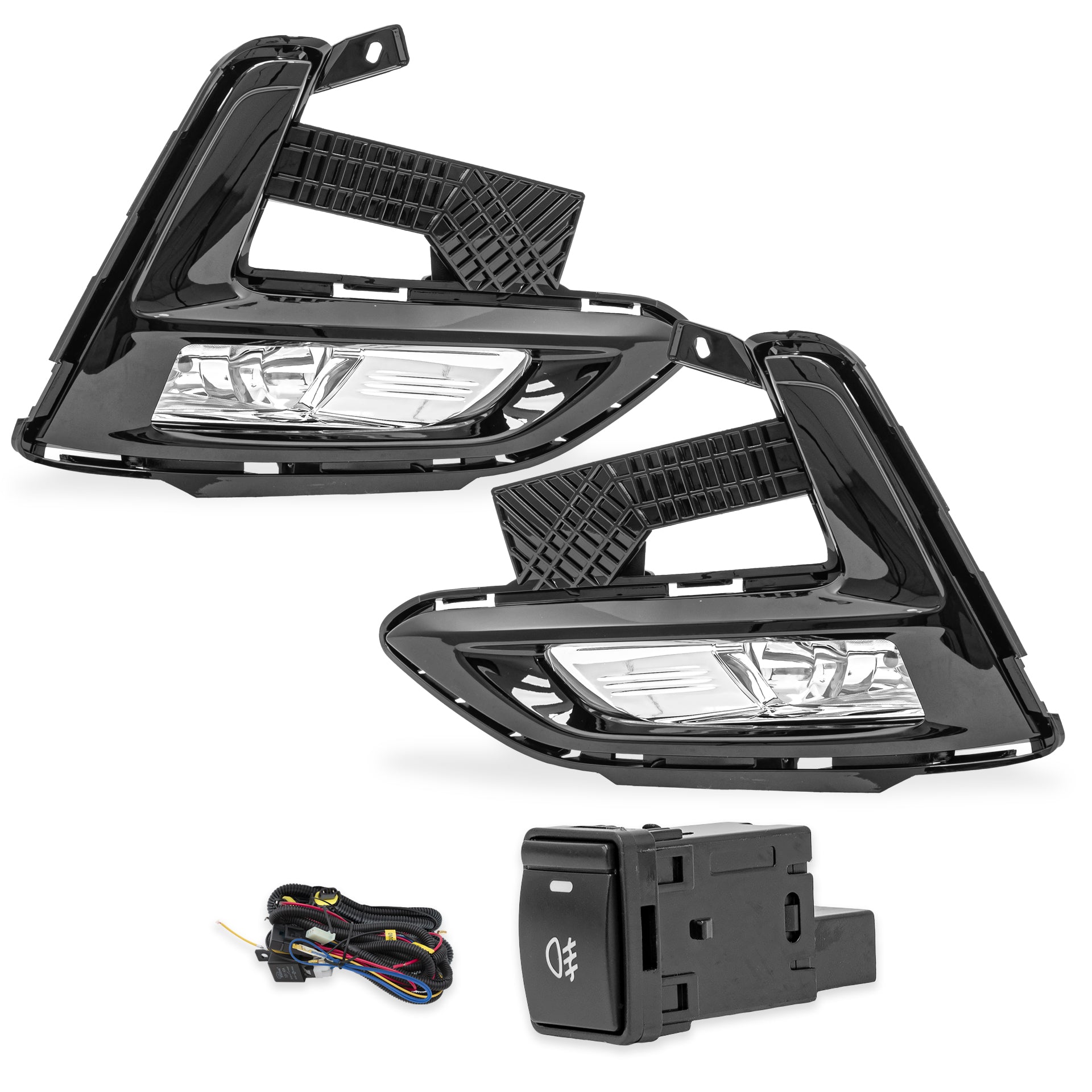 Kit faros de niebla Sentra 20-22 KIT c/arnes, switch Universal yc/focos c/foco H8