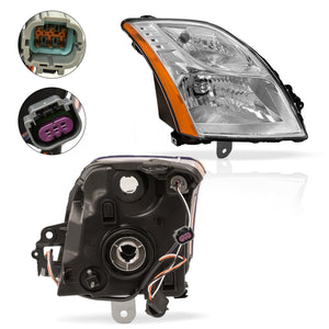 Faro Sentra 10-12 cromo der.