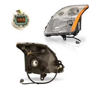 Faro Sentra 07-10 cromo izq.