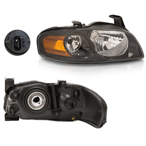 Faro Sentra 04-06 negro derecho