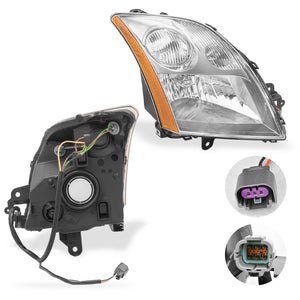 Faro Sentra 07-10 c/arnes filo negro derecho