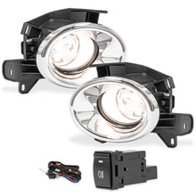 Load image into Gallery viewer, Faros de niebla Pathfinder 13-16 Advance, Exclusive, Sense 4x2, 4x4 filo cromo c/arnes, switch oem y focos