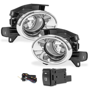 Faros de niebla Pathfinder 13-16 Advance, Exclusive, Sense 4x2, 4x4 filo cromo c/arnes, switch oem y focos