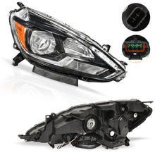 Load image into Gallery viewer, Faro Sentra 17-19 c/foco led c/balastra c/luz de dia c/motor der.