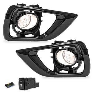 Faros de niebla Np300 Frontier 16-20 bisel ngo., c/arnes switch oem y focos