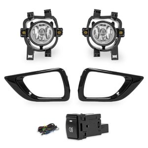 Faros de niebla Np300 Frontier 16-20 bisel ngo., c/arnes switch oem y focos