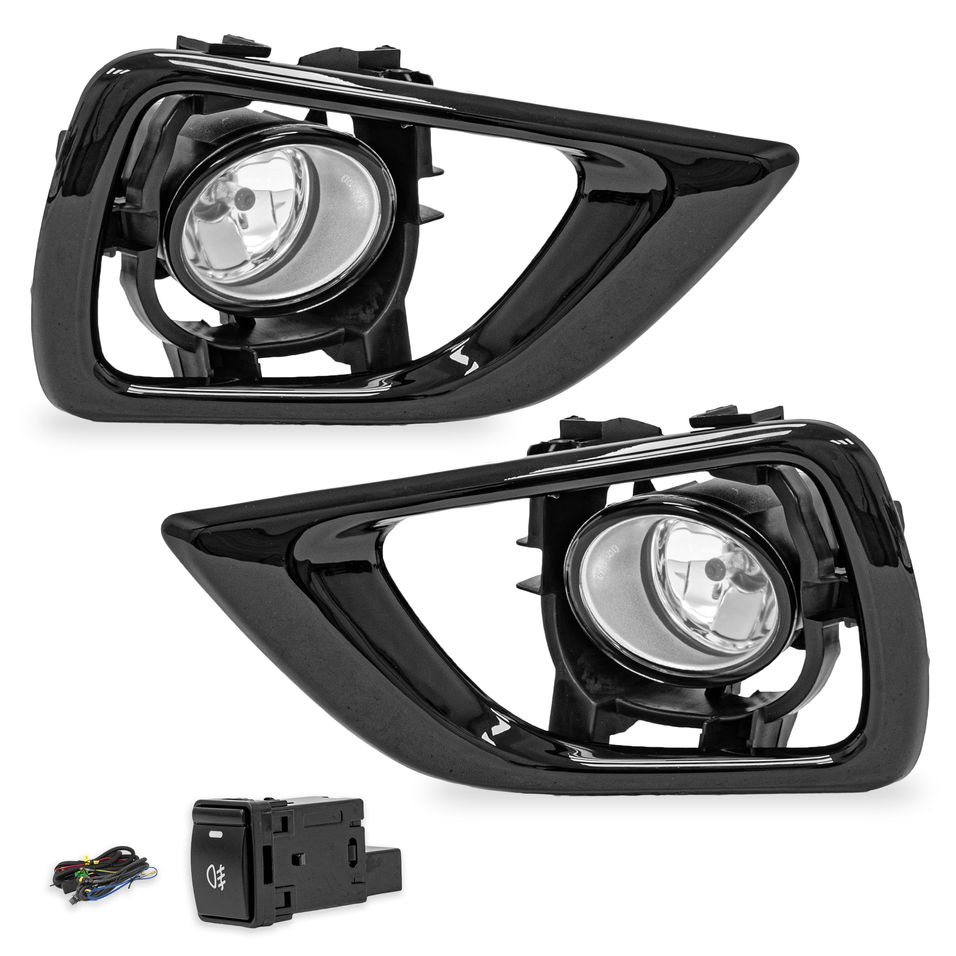 Faros de niebla Np300 Frontier 16-20 bisel ngo., c/arnes switch oem y focos
