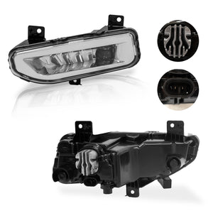 Faro niebla LED Versa 20-24 Sentra 20-24 X-trail 17-19 Kicks 17-19 Note 17-19 c/foco Led izq.