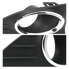 Cargar imagen en el visor de la galería, Rejilla Logan 16-19 c/hoyo c/mold. cromo derecha
