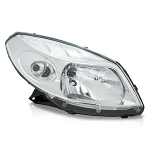 Faro Sandero 10-11 cromo der.