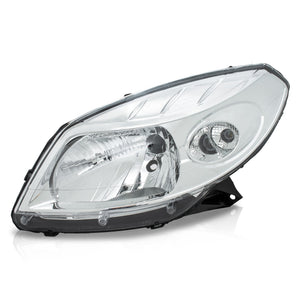 Faro Sandero 10-11 cromo izq.