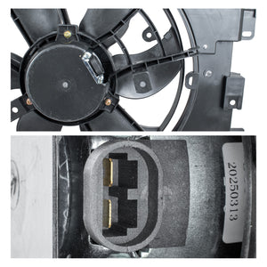 Motoventilador Duster 17-20/ Oroch 18-24/ Logan 15-19/ Sandero 10-20 2 PIN