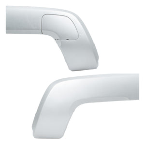 Moldura defensa Duster 21-24 plata Tras.