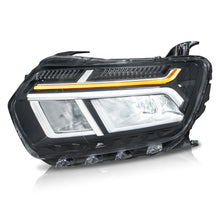 Load image into Gallery viewer, Faro Duster 25-26 c/luz de dia, c/foco Led filo cromo izq.