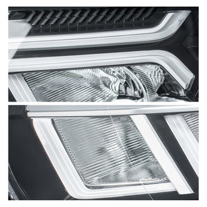 Faro Duster 25-26 c/luz de dia, c/foco Led filo cromo izq.