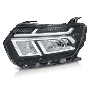 Faro Duster 25-26 c/luz de dia, c/foco Led filo cromo izq.