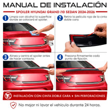 Load image into Gallery viewer, Spoiler Cajuela Grand I10 Sedan 24-26