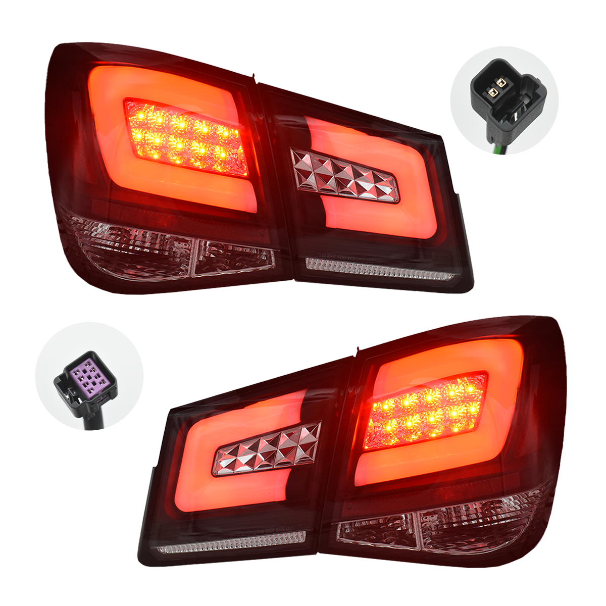 Calaveras Cruze 09-14 Led negras