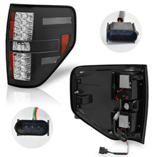 Load image into Gallery viewer, Calaveras F150 Lobo 08-14 Led negras