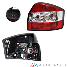 Load image into Gallery viewer, Calaveras Audi A4 01-04 LED rojas Performance