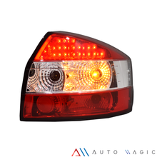Load image into Gallery viewer, Calaveras Audi A4 01-04 LED rojas Performance