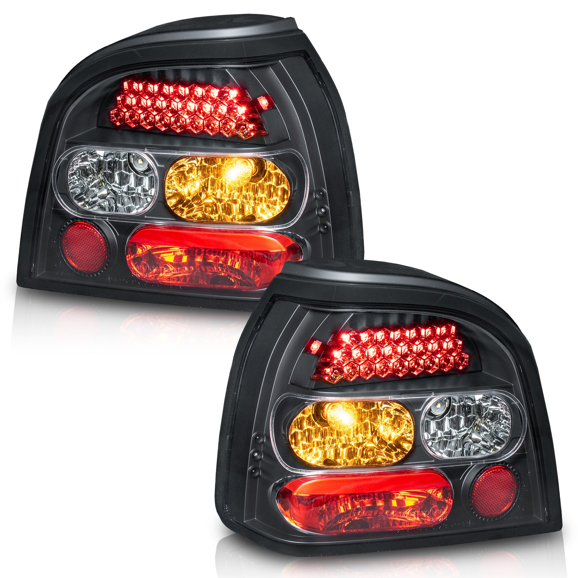 Calaveras Golf 93-99 Led negras
