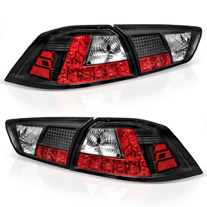 Calaveras Lancer 08-14 LED negras Performance