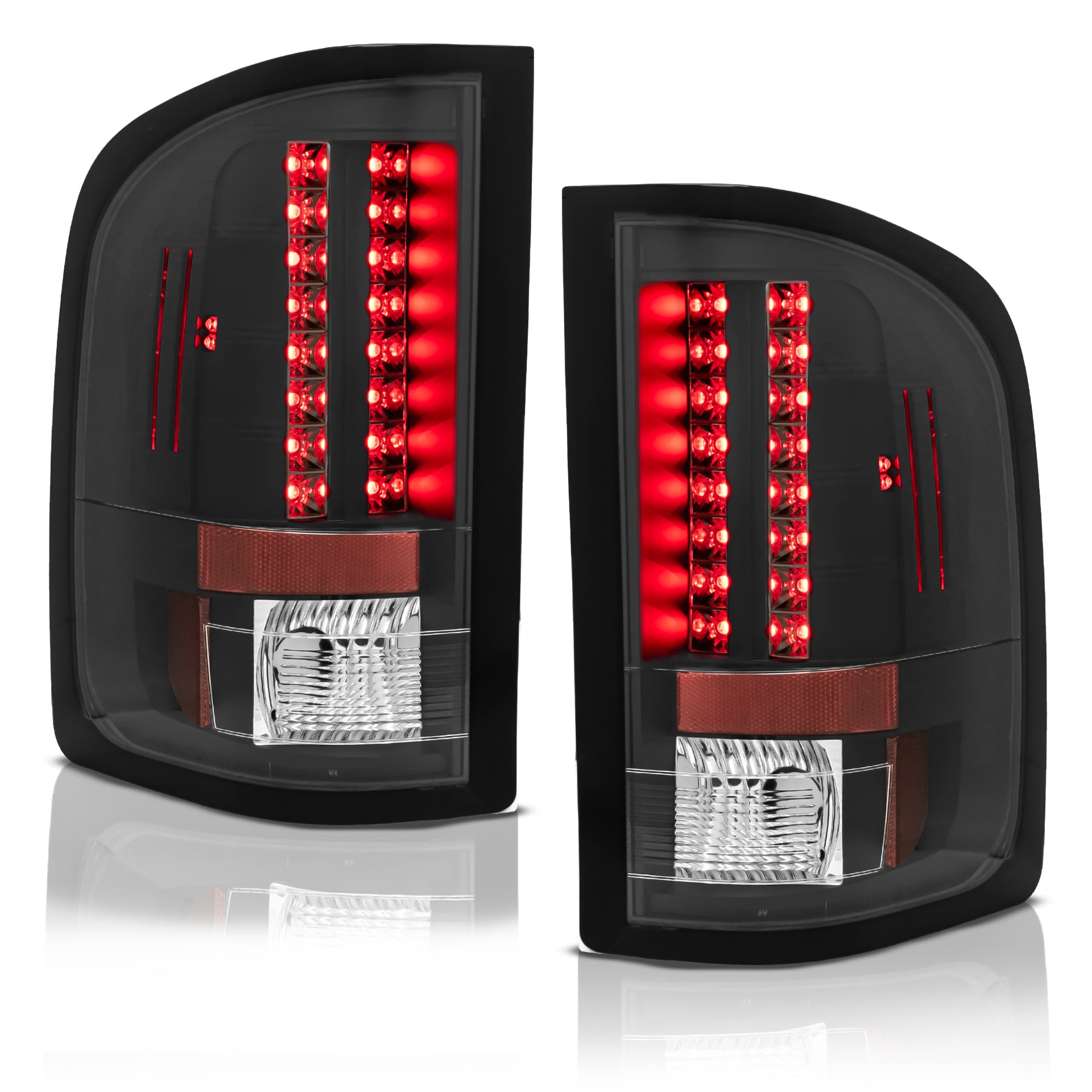 Calaveras Silverado 07-18 Led negras