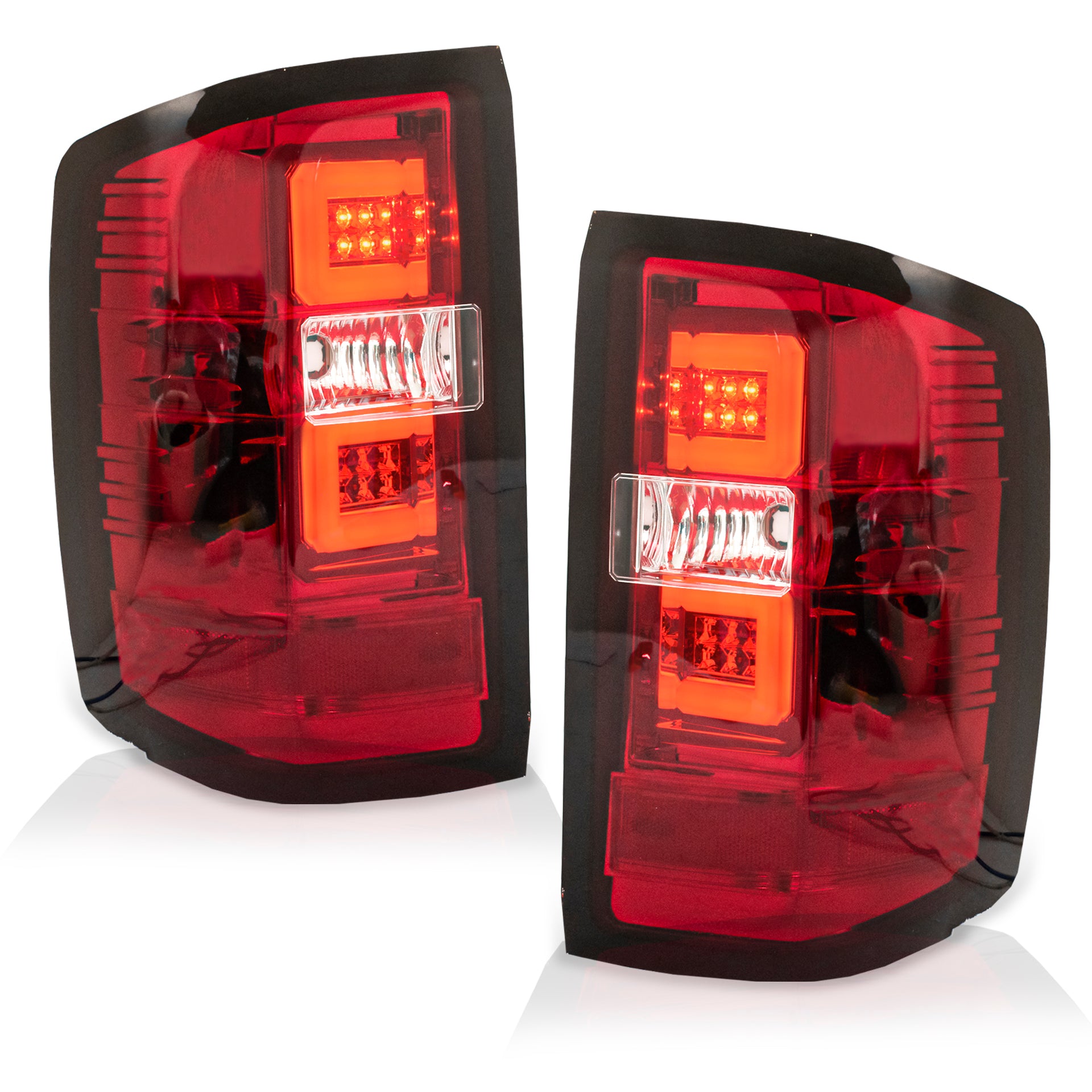 Calaveras Silverado 07-17 LED rojas performance