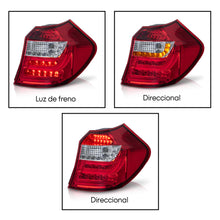 Load image into Gallery viewer, Calaveras Bmw Serie 1 04-11 LED rojas Performance