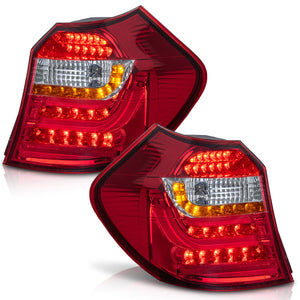 Calaveras Bmw Serie 1 04-11 LED rojas Performance