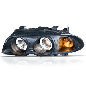 Faros Bmw Serie 3 99-01 c/lupa y ojo de angel Performance