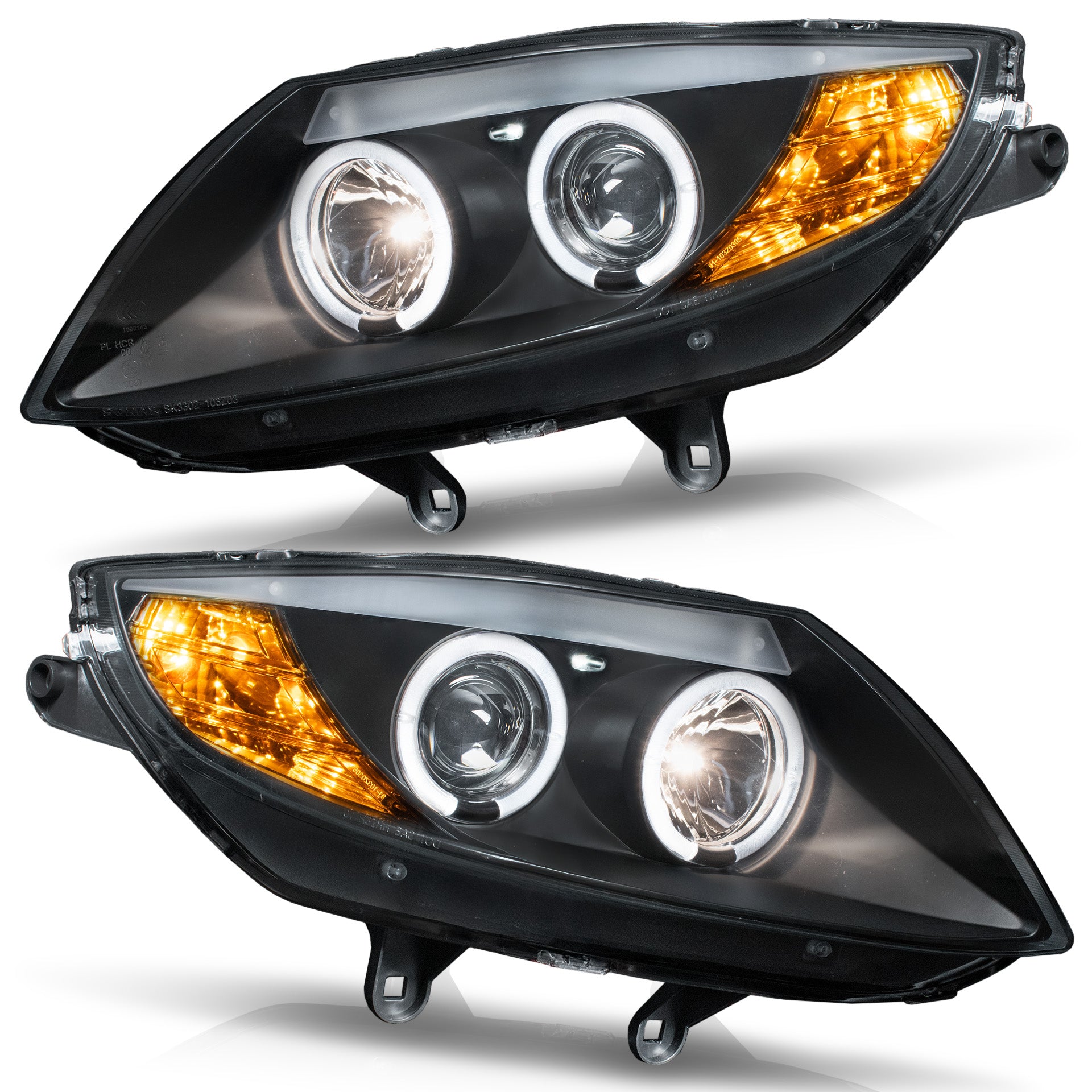Faros Bmw Z4 03-08 c/lupa y ojo de angel Performance