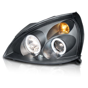 Faros Clio Platina 03-08 c/lupa y ojo de angel Performance